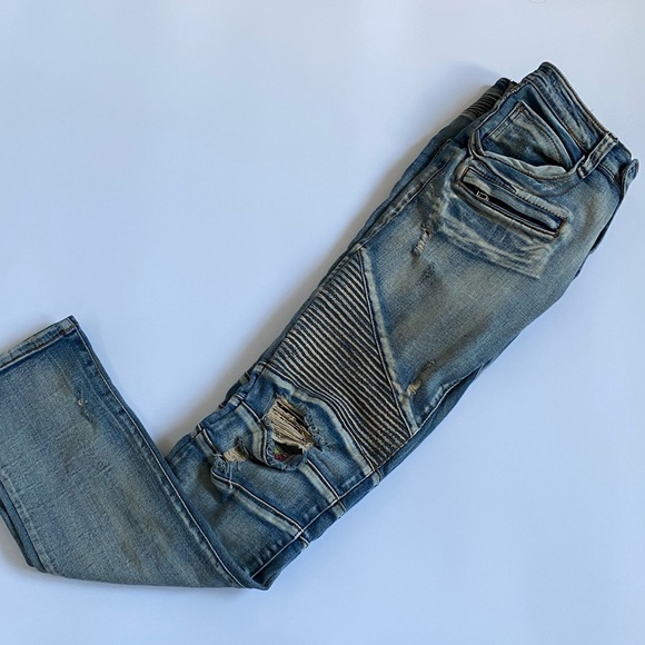 EXAMPLE Brand Biker Style Skinny Jeans - Picture 2 of 6